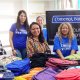 Comerica Bank’s Michigan Hispanic Business Resource donated 245 new backpacks.