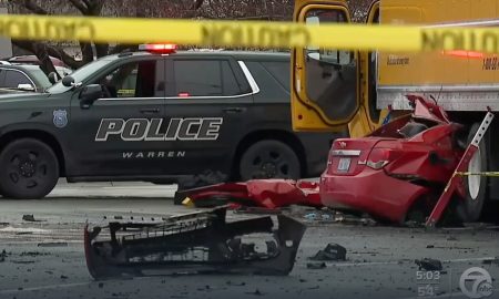 Un conductor murió en un accidente en Warren, mientras huía de la policía.