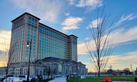 Edificio de Michigan Central, en el área de SW Detroit.