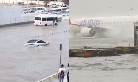 Dubai sufrió graves inundaciones ante la peor tormenta de los últimos 75 años.