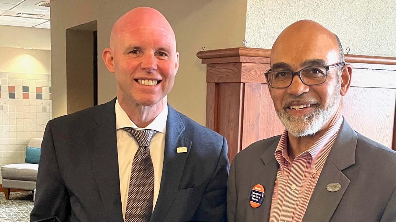 2023 Regional Ambassadors Claude Molinari and Eric Sabree.