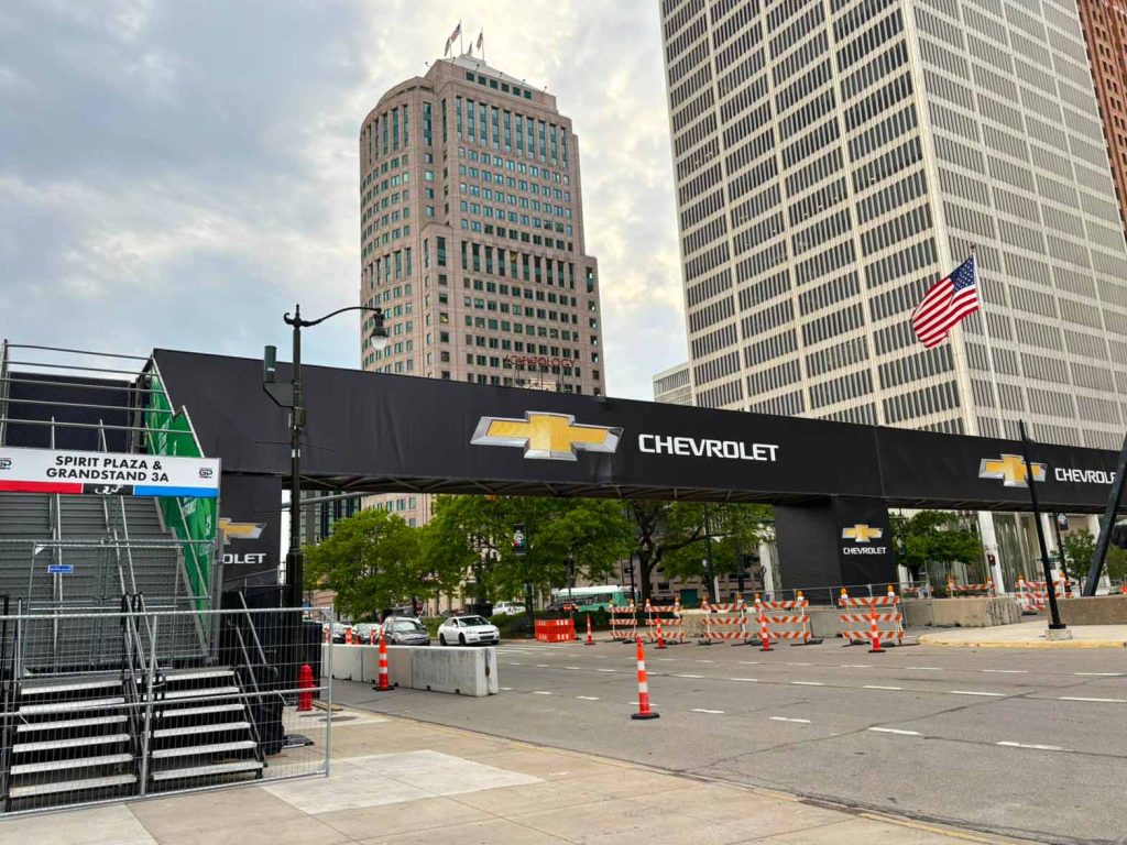Jefferson Avenue será la calle principal del circuito callejero del Detroit Grand Prix 2024.