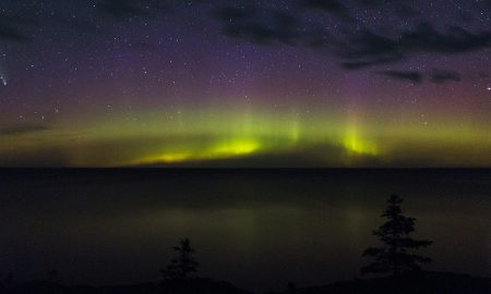 Auroras boreales serán visibles en todo el estado de Michigan.