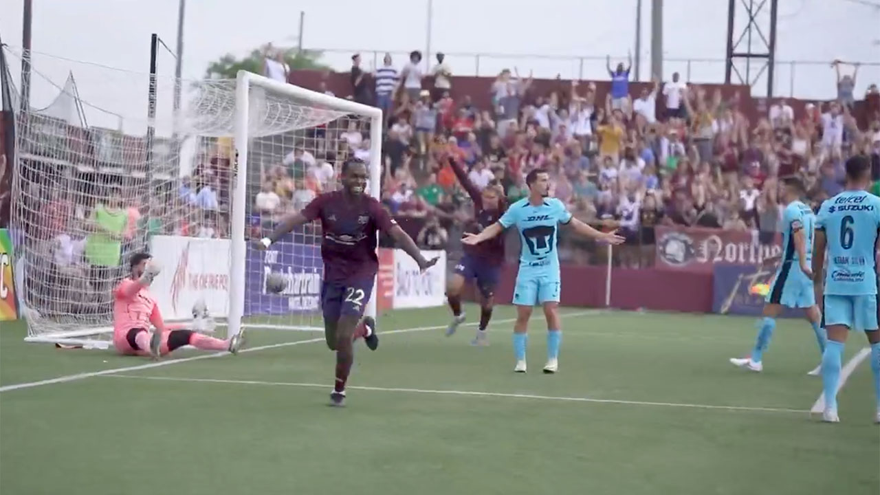 Detroit City FC venció a Pumas UNAM en un partido amistoso internacional.