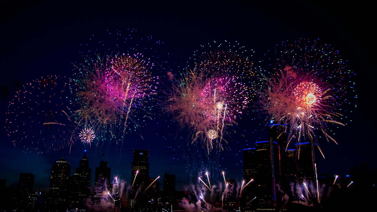 Múltiples lugares de Detroit estarán cerrados para ver los Ford Fireworks 2024.
