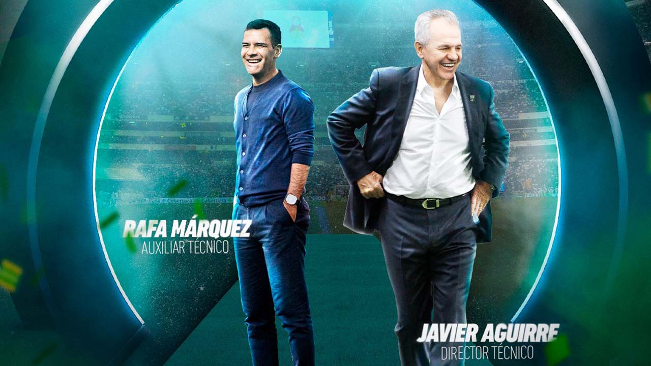 Javier Aguirre y Rafa Márquez estarán al mando de la Selección Mexicana por los próximos años.