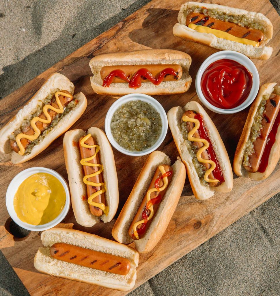 Los hot dogs son ideales y versatiles para celebrar el 4 de julio.