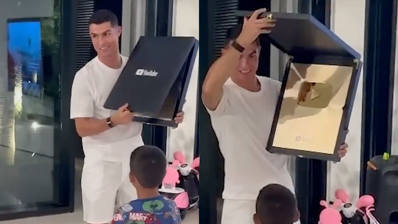Cristiano Ronaldo llegó a 25 millones de suscriptores un día después de abrir su nuevo canal de YouTube.