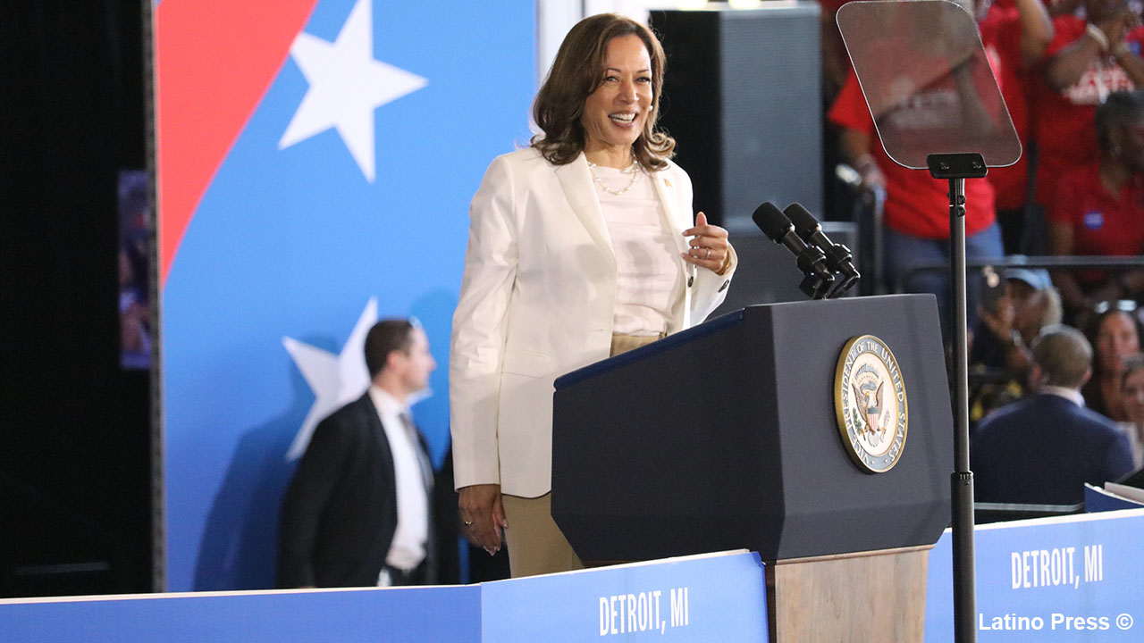 La candidata presidencial Kamala Harris visitará Detroit, Michigan, en el Labor Day 2024.