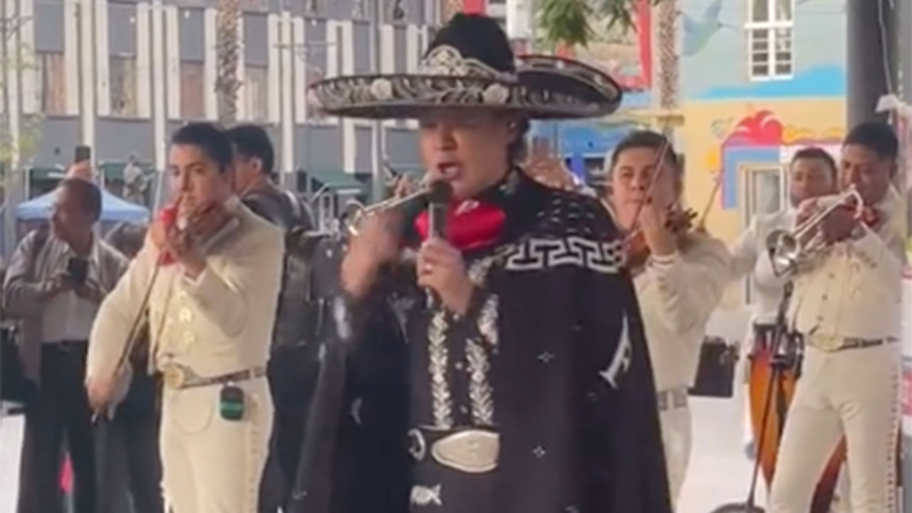 Pedro Fernández realizó con concierto gratuito e inesperado en la Plaza Garibaldi de la Ciudad de México.