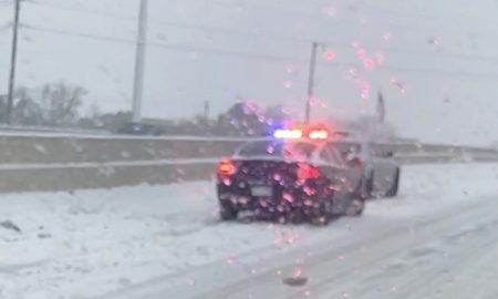 Tras las nevadas se registraron más de 80 accidentes de tránsito en Metro Detroit.