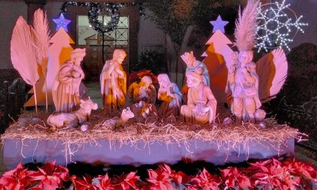 Los nacimientos forman parte de las decoraciones tradicionales de la Navidad en México.