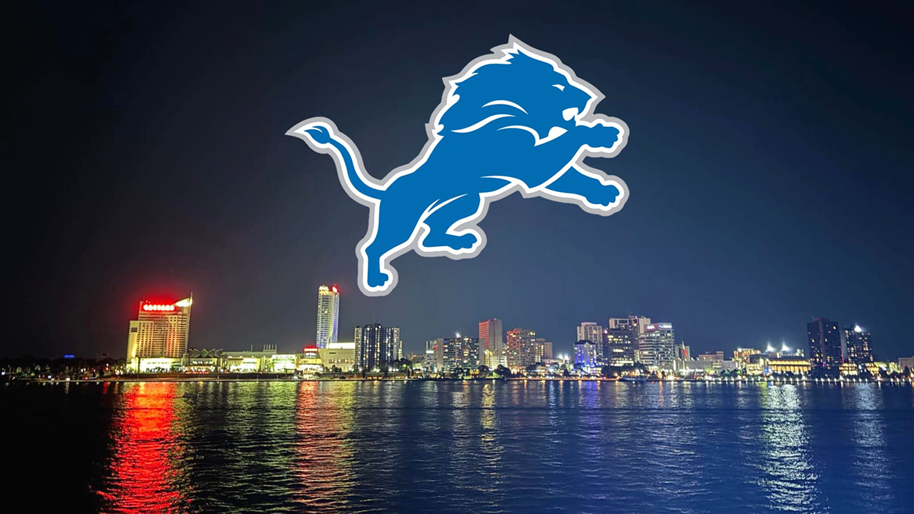 Los Detroit Lions llevarán a cabo un show de drones que iluminará el cielo del Detroit Riverfront, ya que serán lanzados desde Windsor, Canadá.
