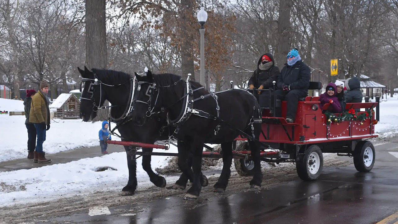 El Clark Park está listo para albergar el Winter Carnival 2025, en SW Detroit.