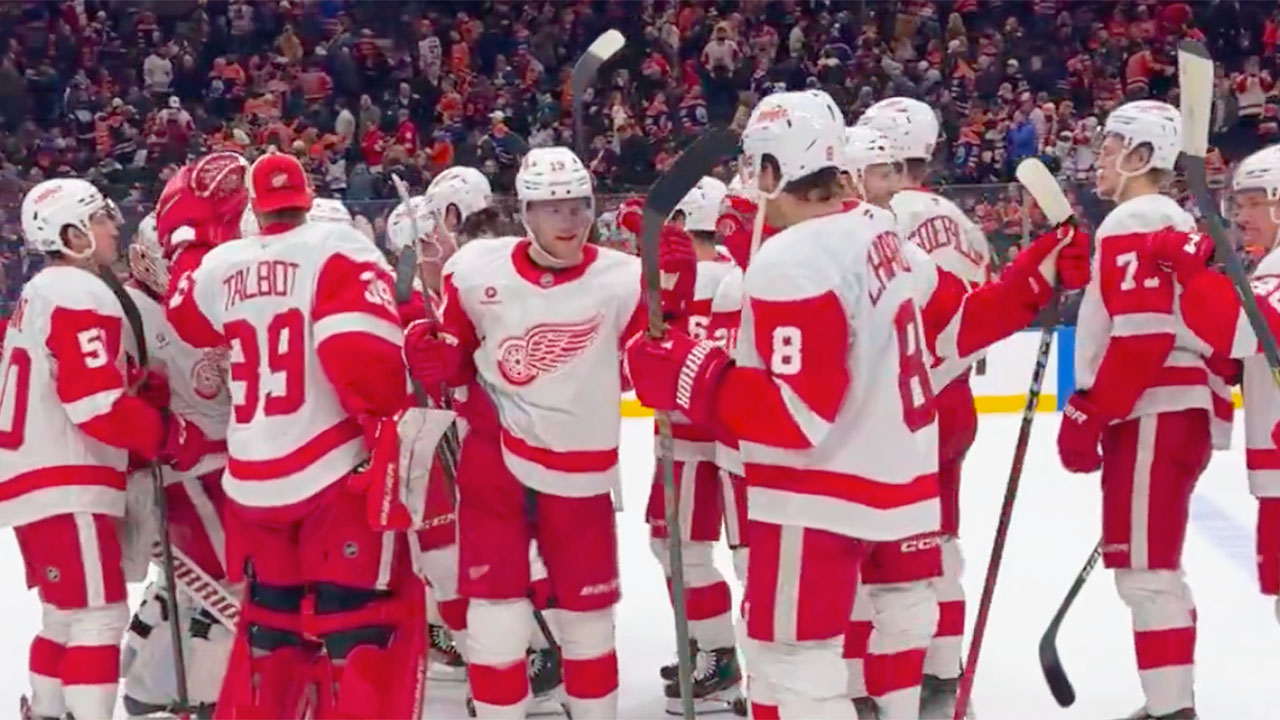 Los Detroit Red Wings alcanzaron los siete triunfos en fila en la temporada 2024-25 de NHL.