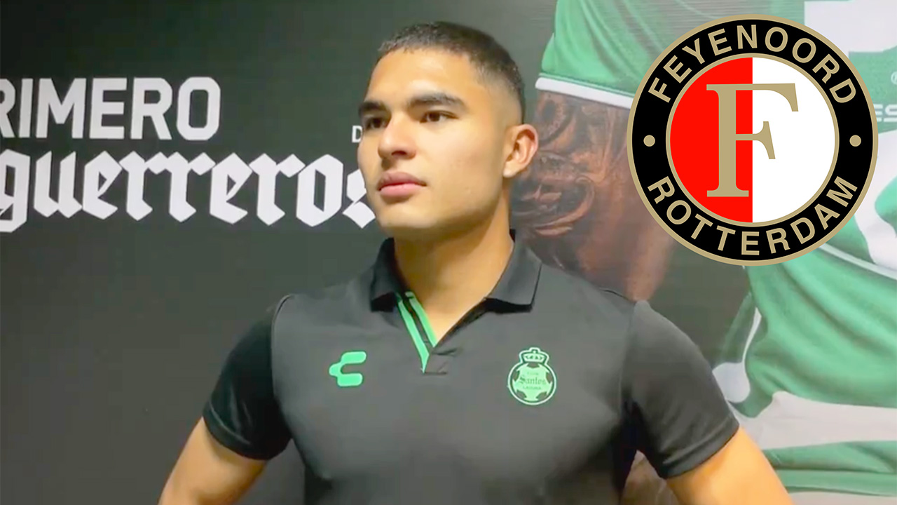 El Feyenoord fichó al juvenil mexicano Stephano Carrillo para tomar el lugar De Santiago Giménez, canterano de Santos Laguna.