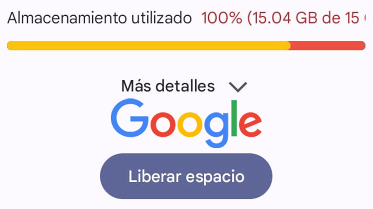 El almacenamiento de la cuentas de Google se puede llenar, pero existen consejos para liberar espacio.