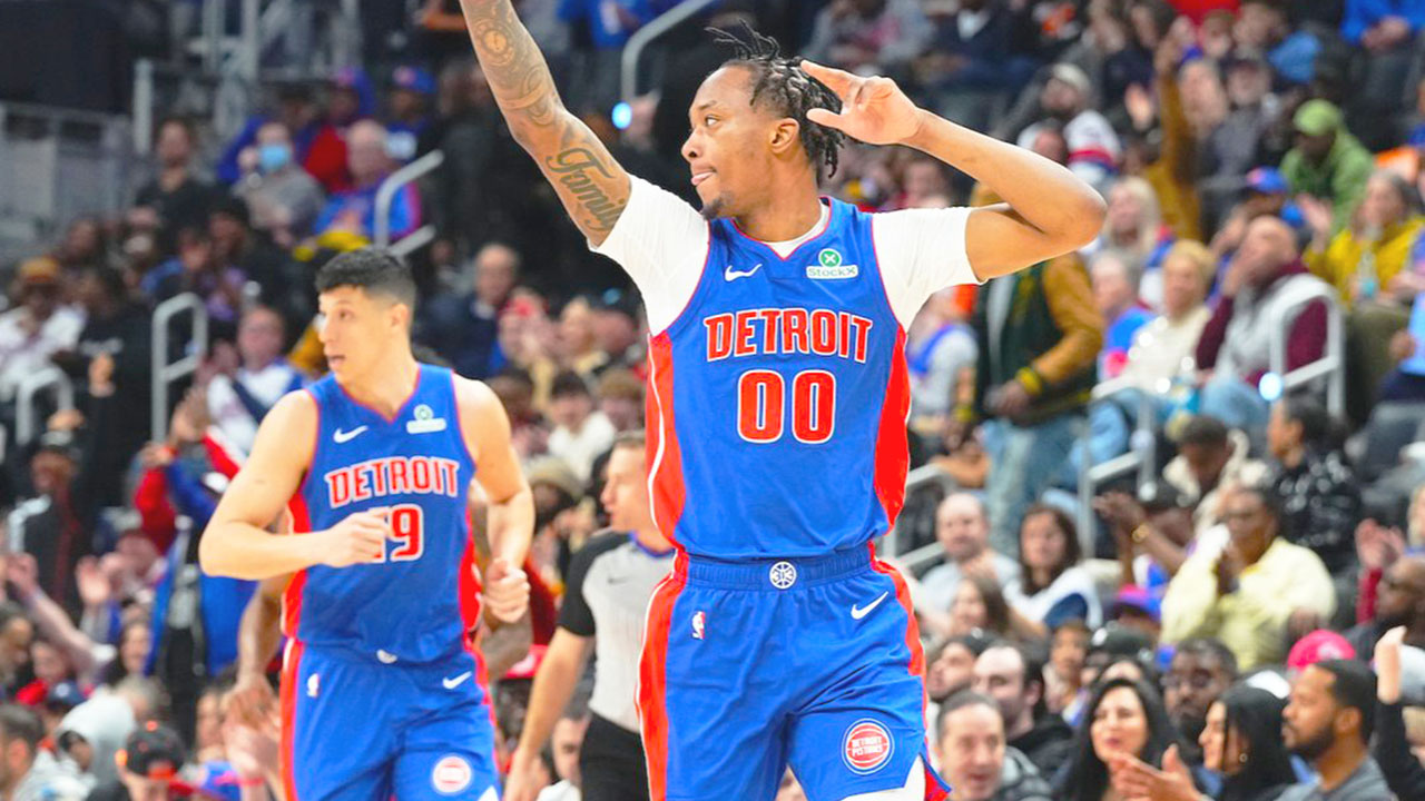 Los Detroit Pistons superaron los 40 triunfos en NBA por primera vez en seis años.