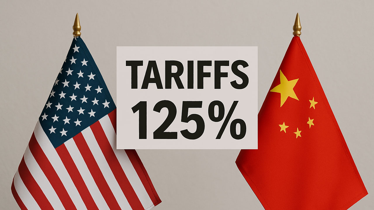 Donald Trump, el presidente de los Estados Unidos, anunció aranceles de hasta el 125% a China.