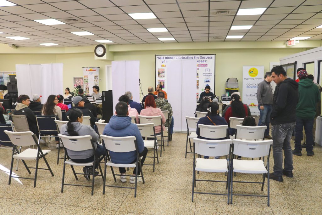 Consulado de México en el edificio de Latino Press, en SW Detroit.