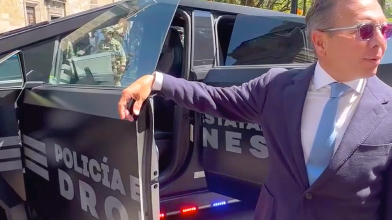 Jalisco tendrá patrullas Tesla Cybertrucks, para utilizar su tecnología para labores de inteligencia y vigilancia.