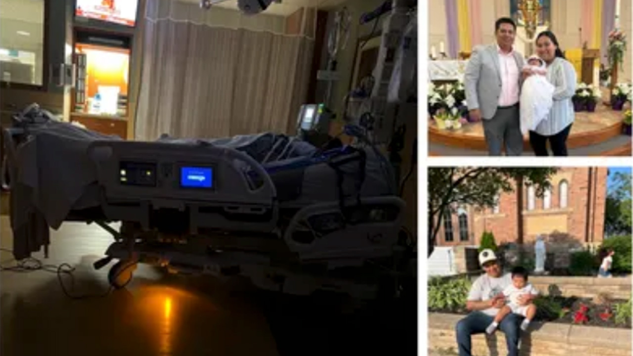 Daniel, un hombre hispano, sufrió un grave accidente laboral en Michigan y su familia busca ayuda en GoFundMe.