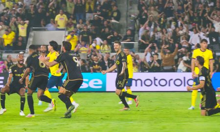 Los Ángeles FC celebra la clasificación al Mundial de Clubes 2025 tras vencer al Club América.