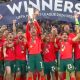 Cristiano Ronaldo y la Selección de Portugal celebran el título de la UEFA Nations League.