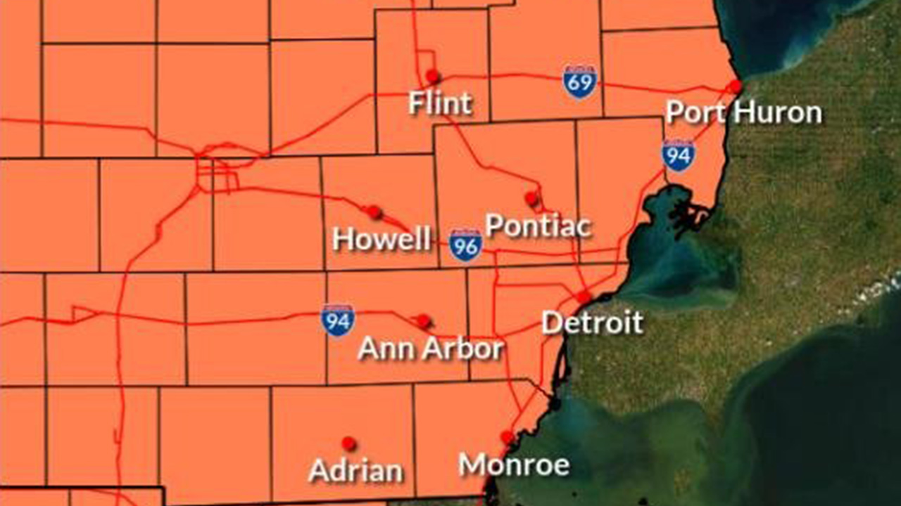 Metro Detroit de nuevo se encuentra bajo advertencia de calor.