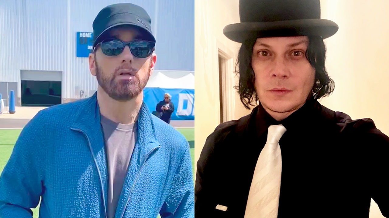 Eminem y Jack White, dos leyendas de la música originarias de Detroit, Michigan.