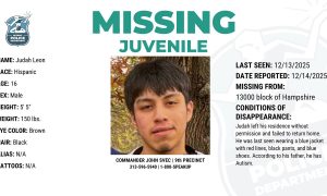 Judah Leon, joven hispano de 16 años, se encuentra desaparecido en Detroit desde el sábado 13 de diciembre.
