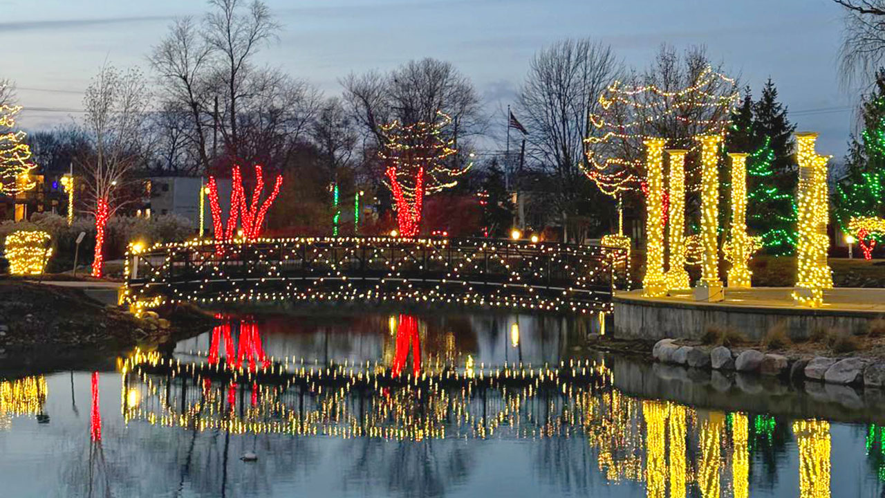 Lugares y eventos en Metro Detroit para ver luces navideñas de la temporada 2025.