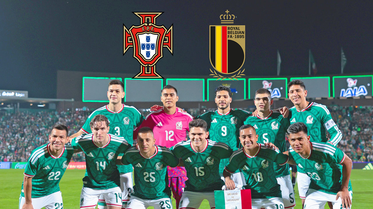La Selección Mexicana enfrentará a Portugal y Bélgica en partidos de preparación de cara a la Copa Mundial 2026.