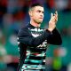 Cristiano Ronaldo, de la Selección de Portugal, luego de que la Federación Portuguesa de Futbol evalúa la situación que se vive en México, previo al partido programado en el Estadio Azteca.