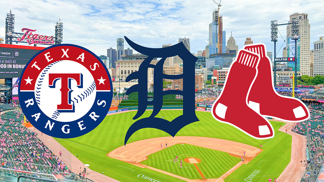 Los Detroit Tigers disputarán dos series seguidas en casa en el inicio de mayo de 2026, con las visitas de Texas Rangers y Boston Red Sox al Comerica Park.