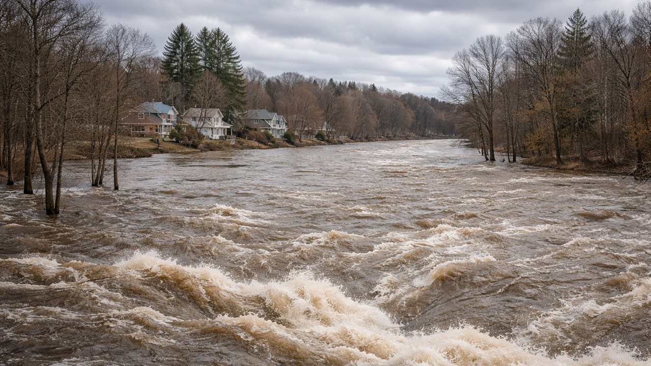 En comunidades del oeste de Michigan se emitieron órdenes de evacuación inmediata ante posibles inundaciones por altos niveles de agua en el río Muskegon.
