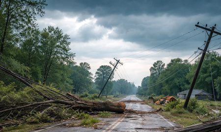 Las ciudades de Van Buren Township y Belleville, de Metro Detroit, fueron afectadas por un tornado categoría EF-1.
