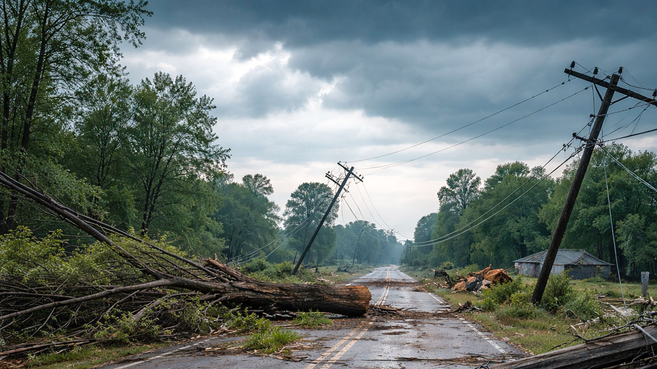 Las ciudades de Van Buren Township y Belleville, de Metro Detroit, fueron afectadas por un tornado categoría EF-1.