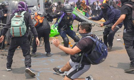 19 personas fueron detenidas durante la jornada inaugural en México.