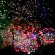 Fuegos artificiales de los Ford Fireworks en el centro de Detroit, Michigan.