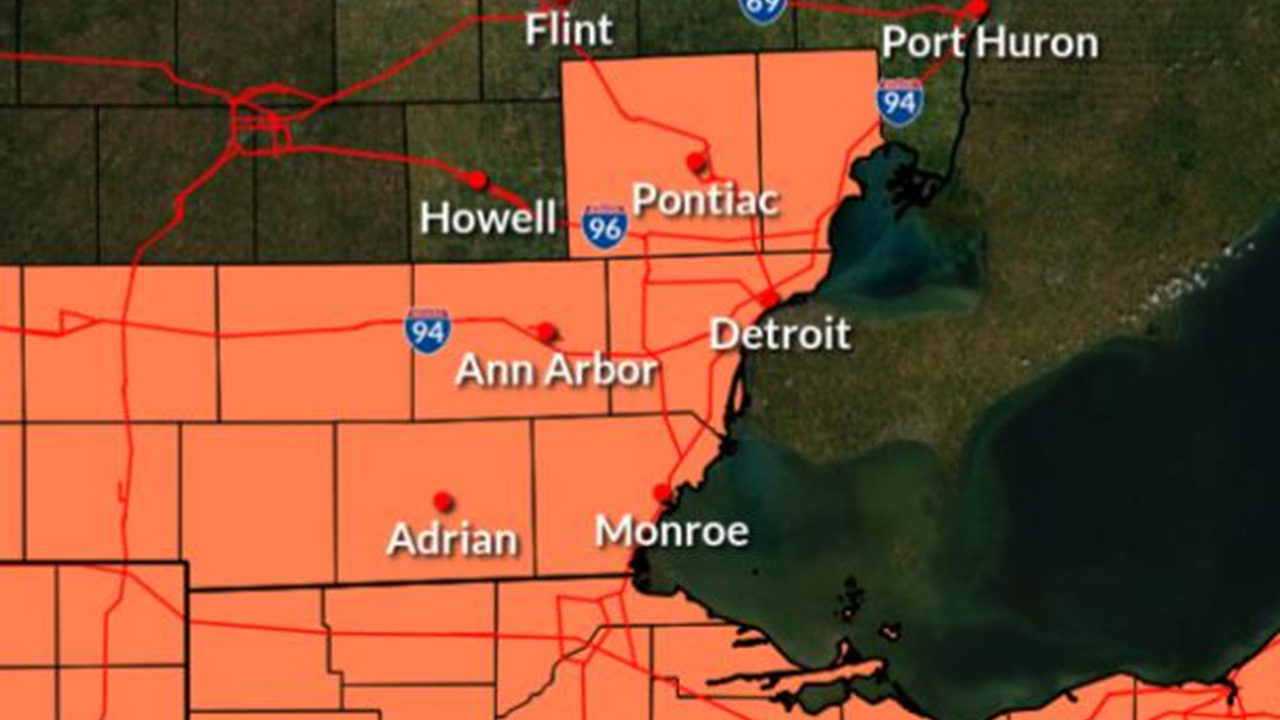 Las autoridades emitieron la primera alerta de calor del 2026 para Metro Detroit y gran parte del sureste de Michigan este miércoles 10 de junio.