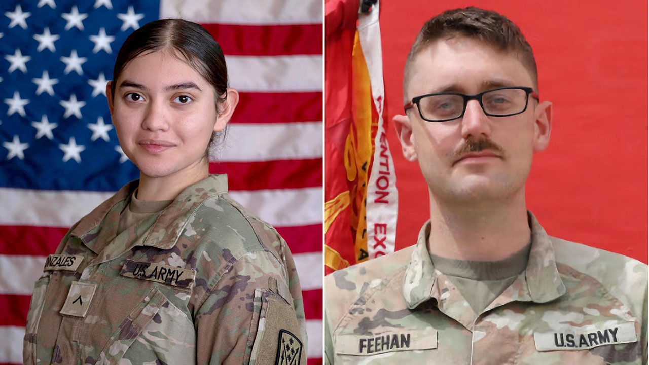 Isabella Gonzales, de 19 años, y Tyler James Feehan, de 25, son los dos militares estadounidenses que fallecieron tras un bombardeo iraní en Jordania.