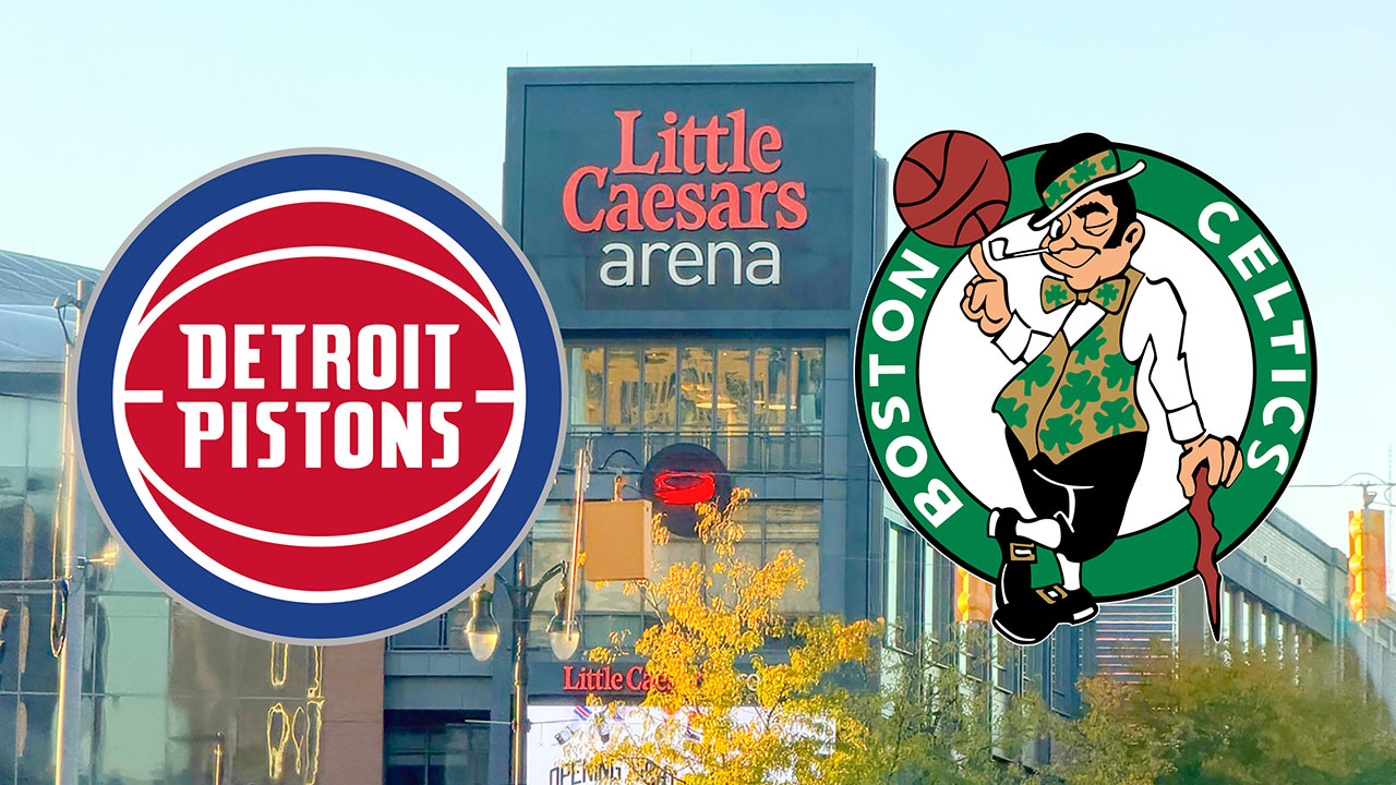 Los Detroit Pistons y los Boston Celtics iniciarán la temporada de NBA en la Little Caesars Arena.